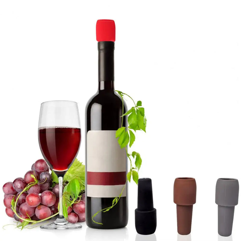 Rolhas de Vinho Reutilizáveis de Silicone Stopper Wine